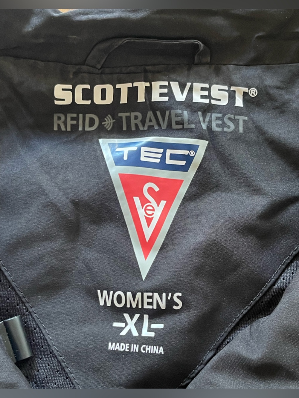 Scottevest Women's RFID Travel Vest black - XL - Picture 3 of 11